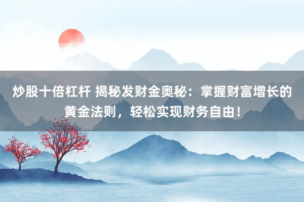 炒股十倍杠杆 揭秘发财金奥秘：掌握财富增长的黄金法则，轻松实现财务自由！